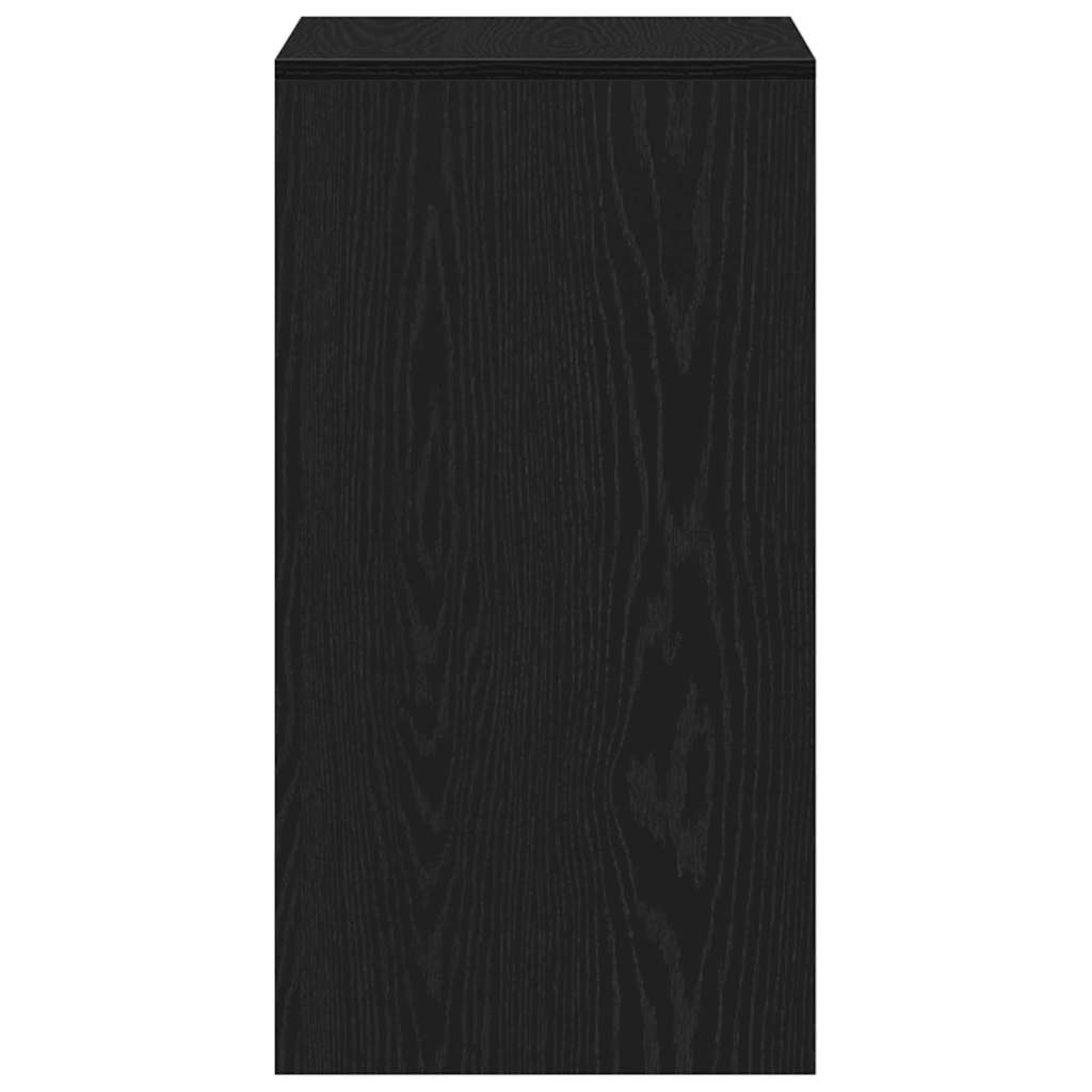 Schminktisch Schwarz Eichen-Optik 60 x 40 x 75 cm Holzwerkstoff