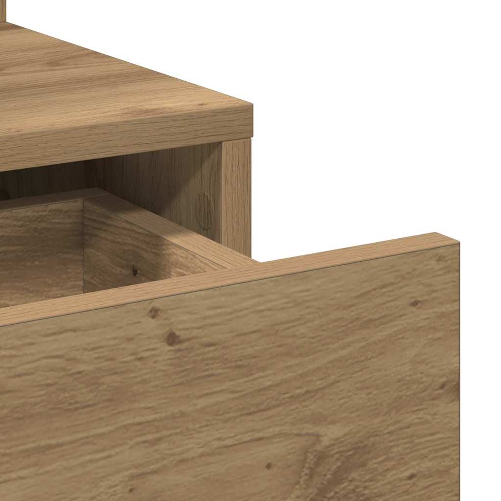 Schminktisch Artisan-Eiche 80 x 35 x 132 cm Holzwerkstoff