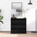 Schubladenschrank Schwarz 61 x 41 x 58 cm Holzwerkstoff