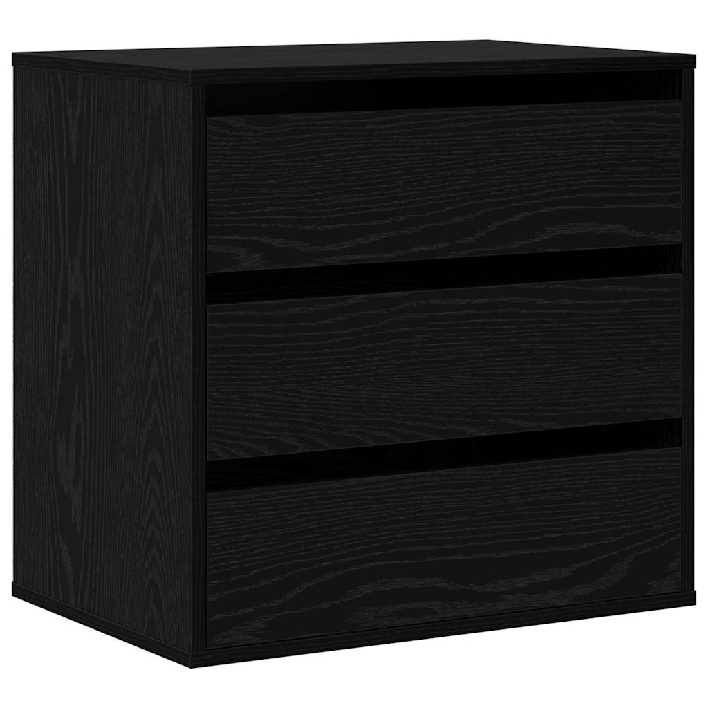 Schubladenschrank Schwarz 61 x 41 x 58 cm Holzwerkstoff