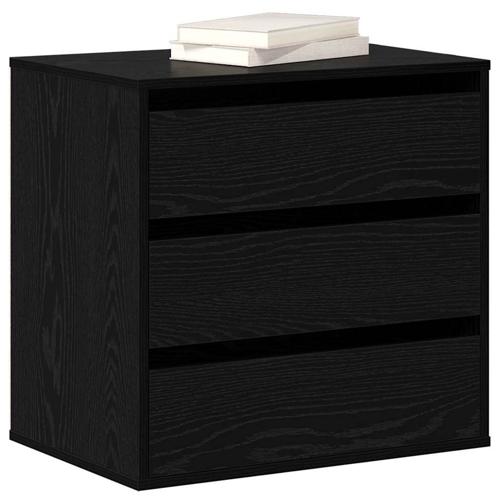 Schubladenschrank Schwarz 61 x 41 x 58 cm Holzwerkstoff