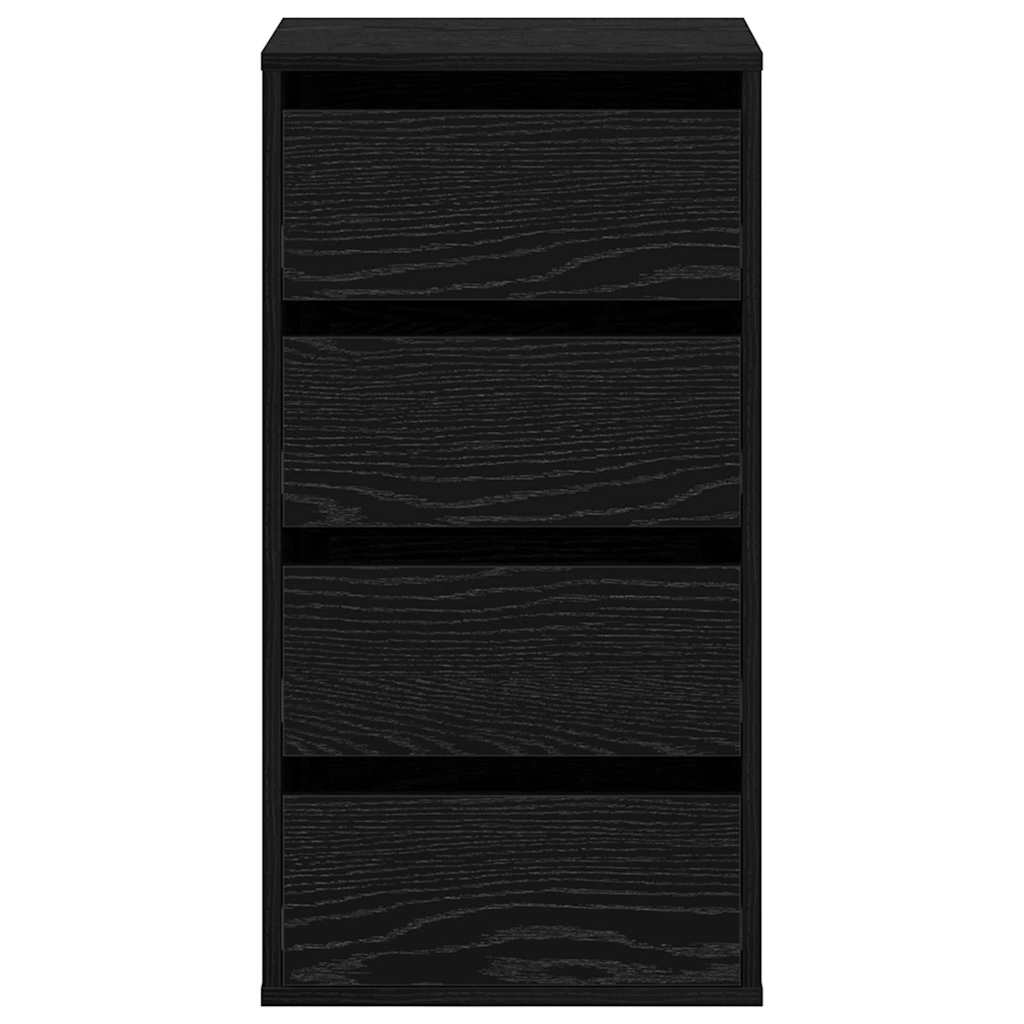 Schubladenschrank Schwarz 40 x 41 x 76 cm Holzwerkstoff