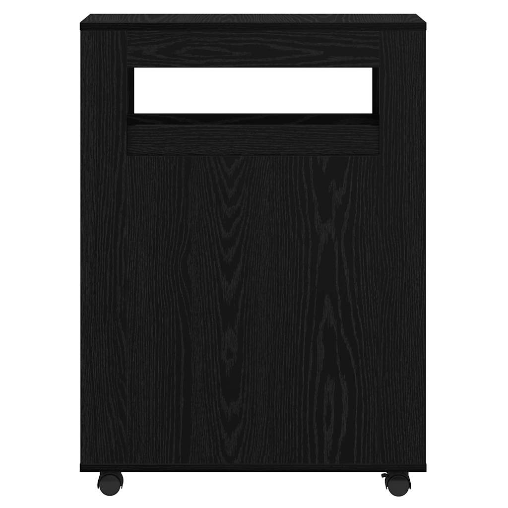 Badezimmermöbel-Set Schwarz Eichen-Optik 65 x 23 x 87 cm