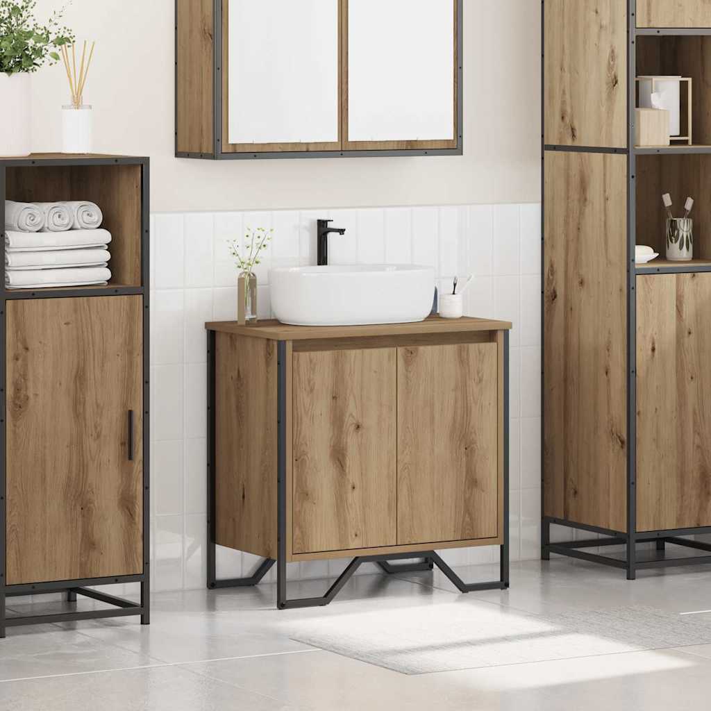 Waschbeckenschrank Artisan-Eiche 60 x 35 x 60 cm Holzwerkstoff