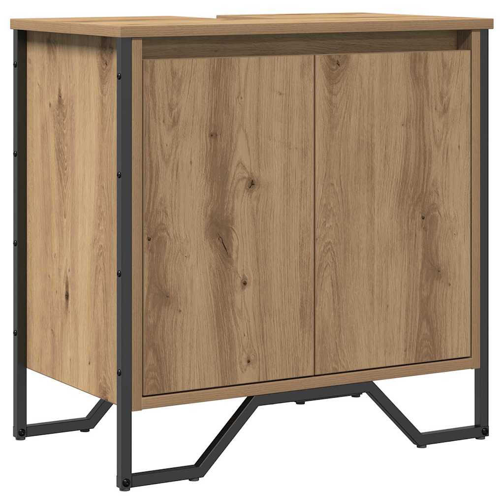 Waschbeckenschrank Artisan-Eiche 60 x 35 x 60 cm Holzwerkstoff