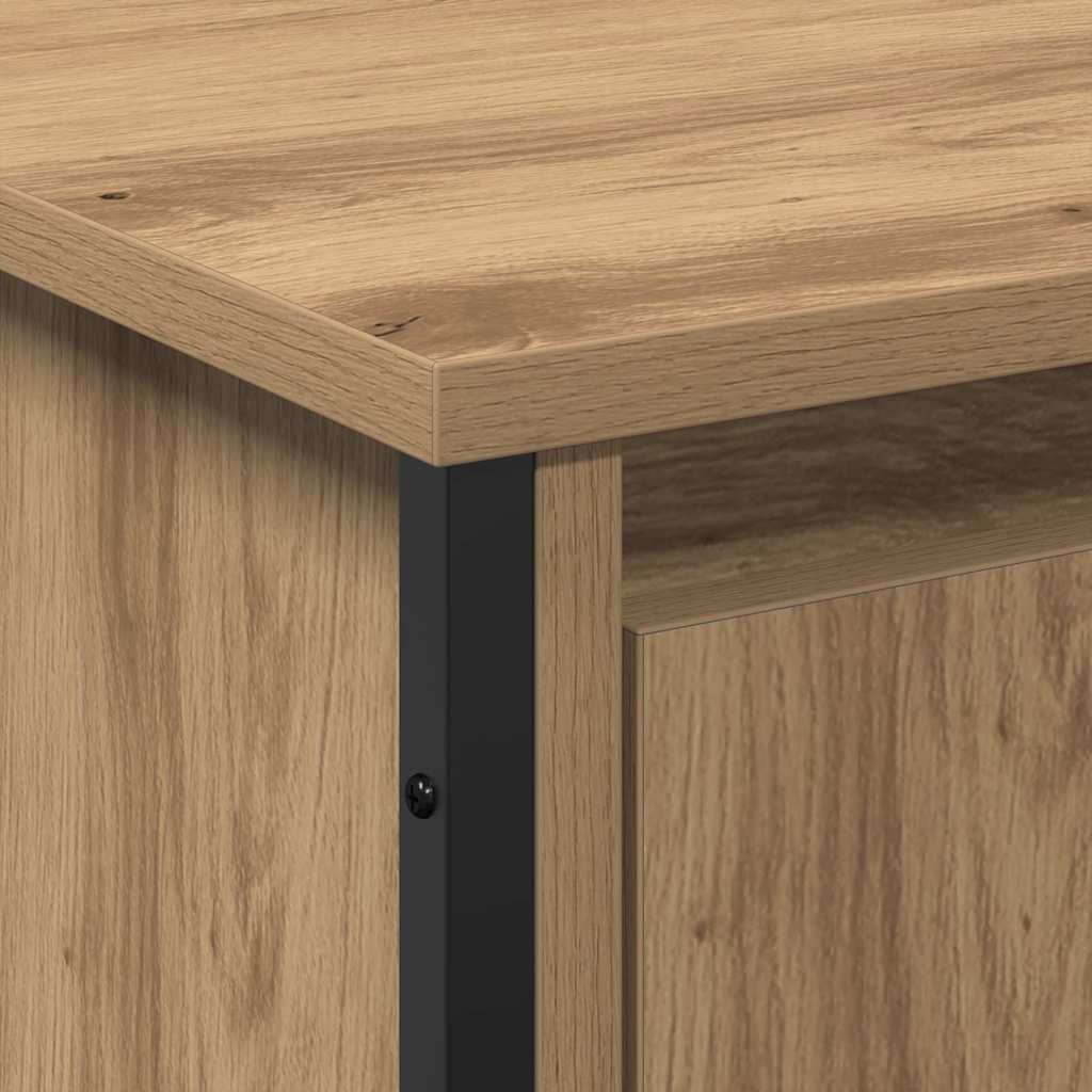 Waschbeckenschrank Artisan-Eiche 91 x 35 x 60 cm Holzwerkstoff