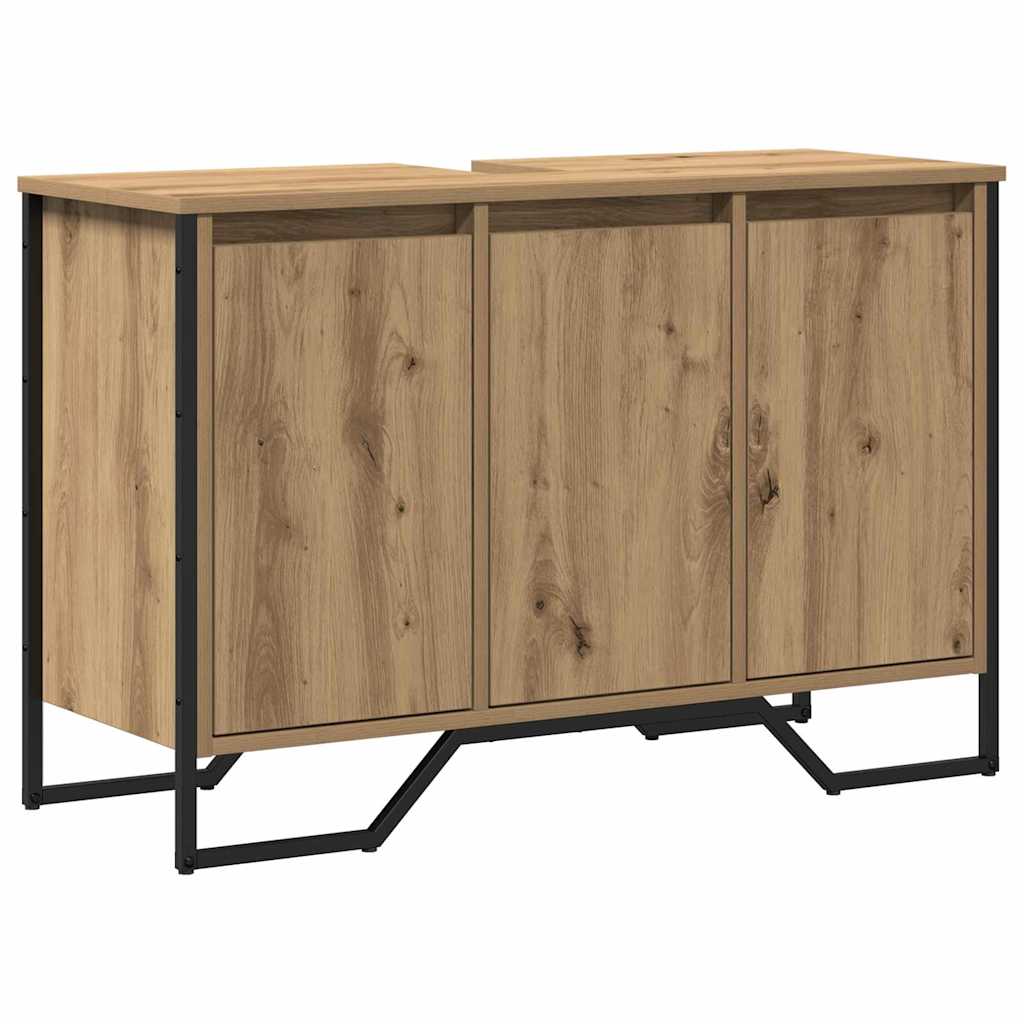 Waschbeckenschrank Artisan-Eiche 91 x 35 x 60 cm Holzwerkstoff