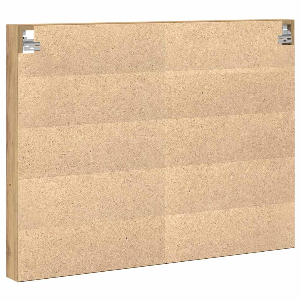 Vitrine mit Regal Artisan-Eiche 100 x 8,5 x 75 cm Holzwerkstoff