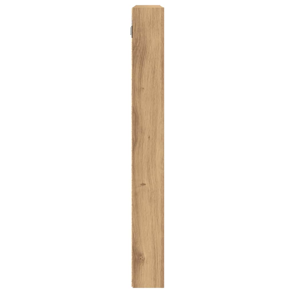 Vitrine mit Regal Artisan-Eiche 100 x 8,5 x 75 cm Holzwerkstoff