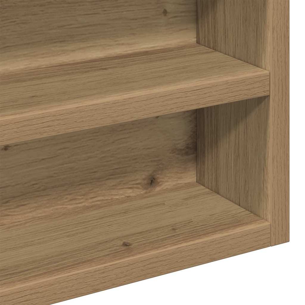 Vitrine mit Regal Artisan-Eiche 60 x 8,5 x 58 cm Holzwerkstoff