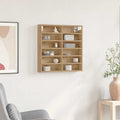 Vitrine mit Regal Artisan-Eiche 60 x 8,5 x 58 cm Holzwerkstoff