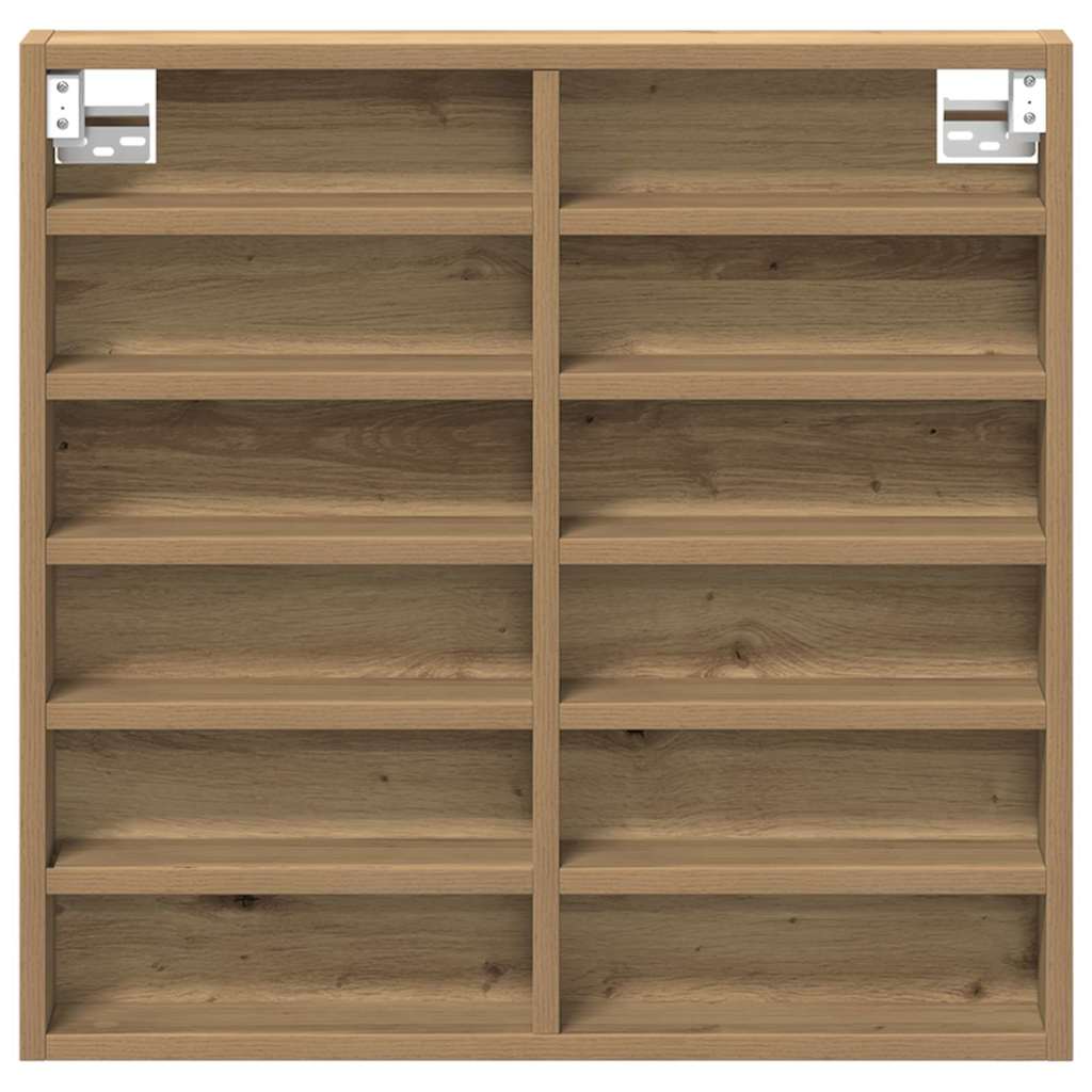 Vitrine mit Regal Artisan-Eiche 60 x 8,5 x 58 cm Holzwerkstoff