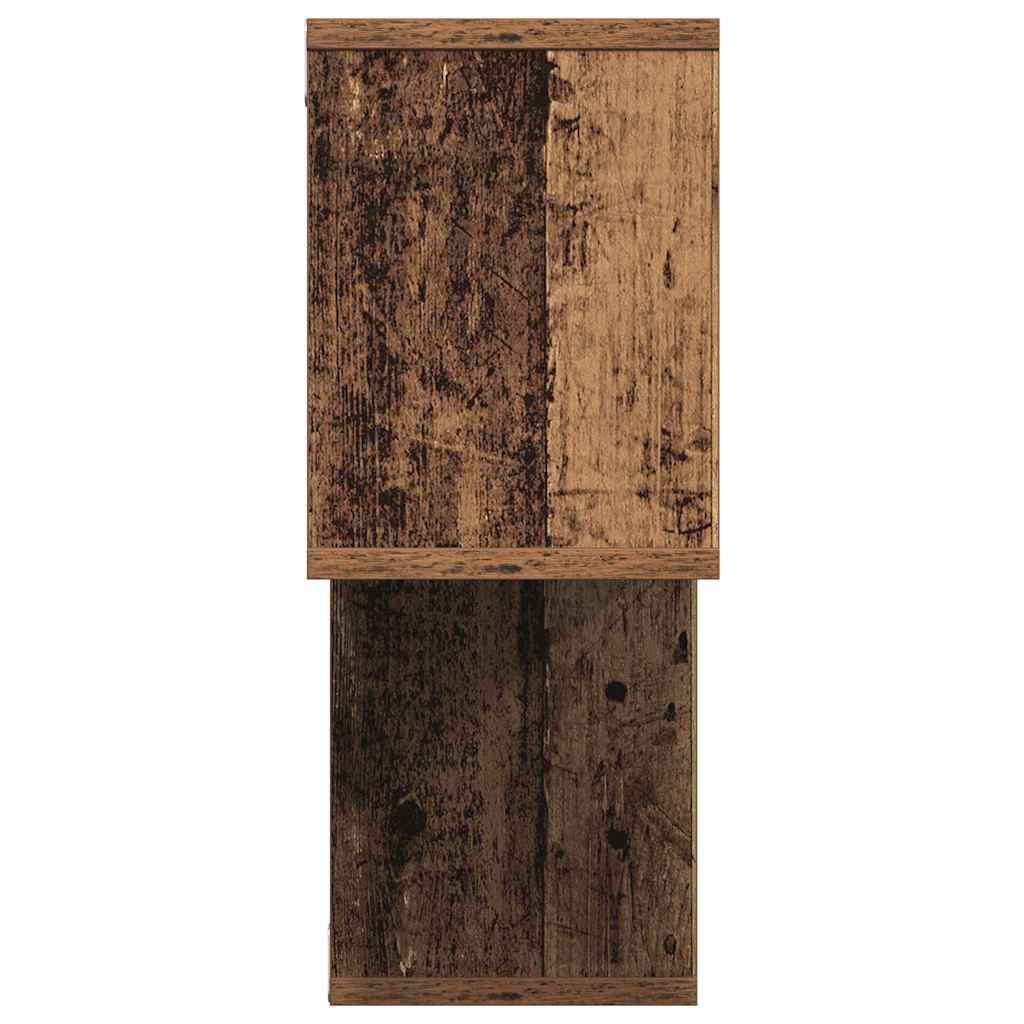 Wandregal mit Regal Wandmontiert Braun Holzwerkstoff
