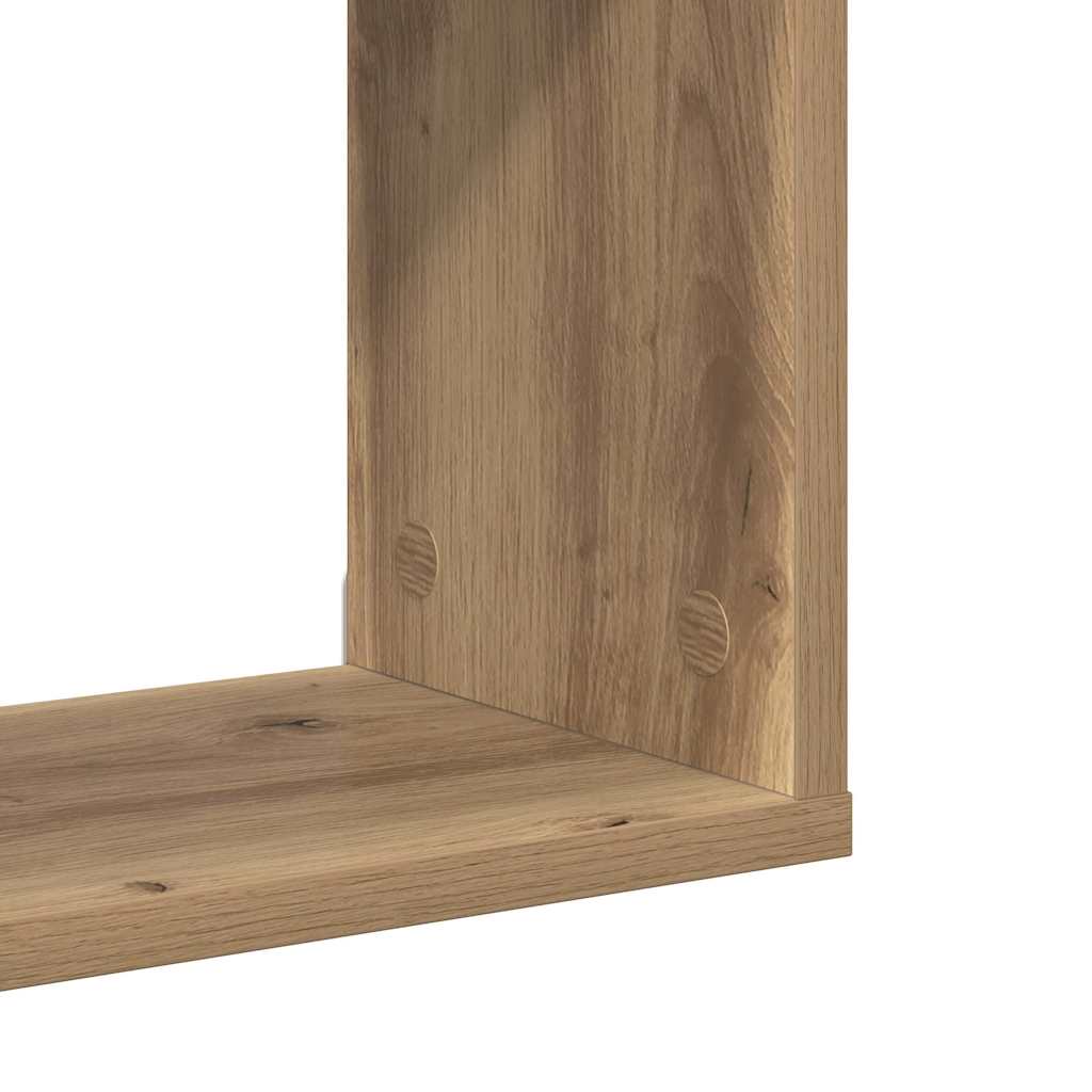 Wandregal mit Regal Wandmontiert Braun Holzwerkstoff