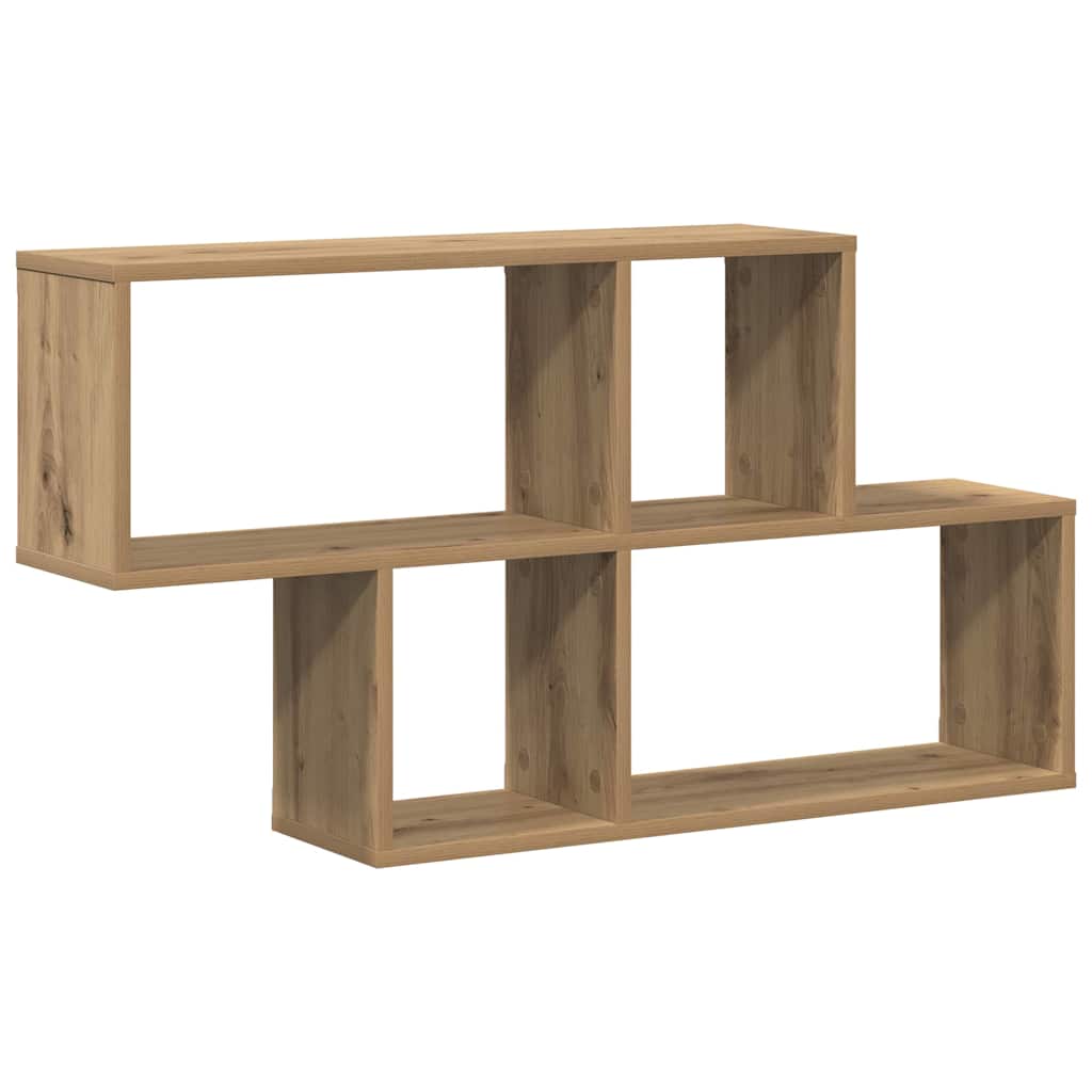Wandregal mit Regal Wandmontiert Braun Holzwerkstoff