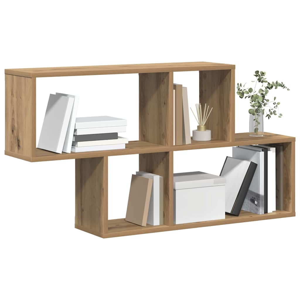 Wandregal mit Regal Wandmontiert Braun Holzwerkstoff