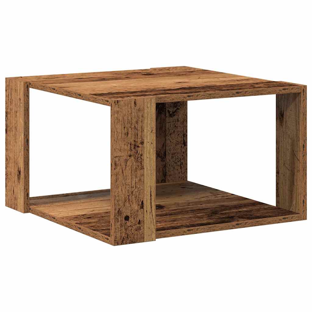 Couchtisch Altholz 51,5 x 51,5 x 30 cm Holzwerkstoff
