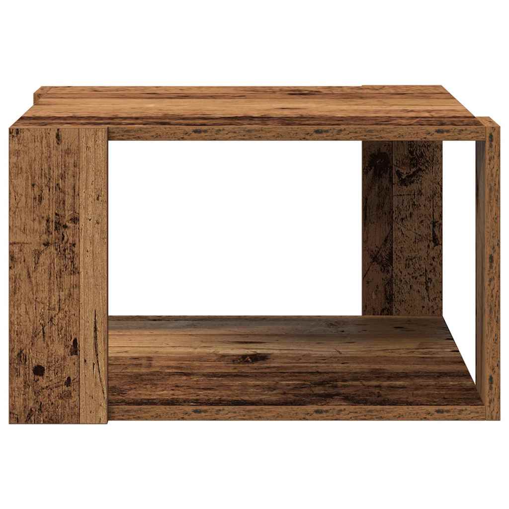 Couchtisch Altholz 51,5 x 51,5 x 30 cm Holzwerkstoff