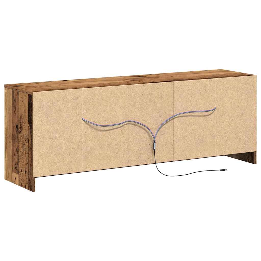 TV-Einheiten Braun 139,5 x 34 x 50 cm Holzwerkstoff