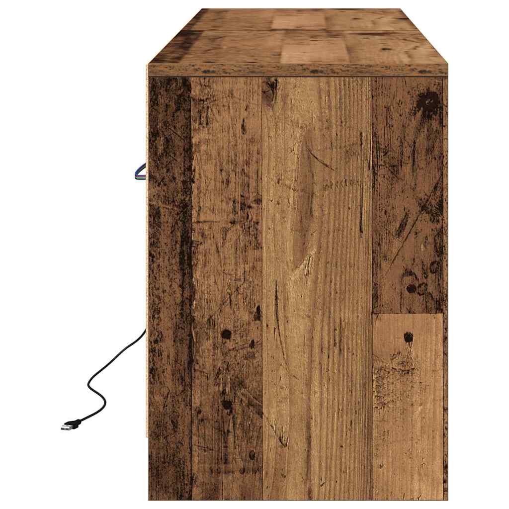TV-Einheiten Braun 139,5 x 34 x 50 cm Holzwerkstoff