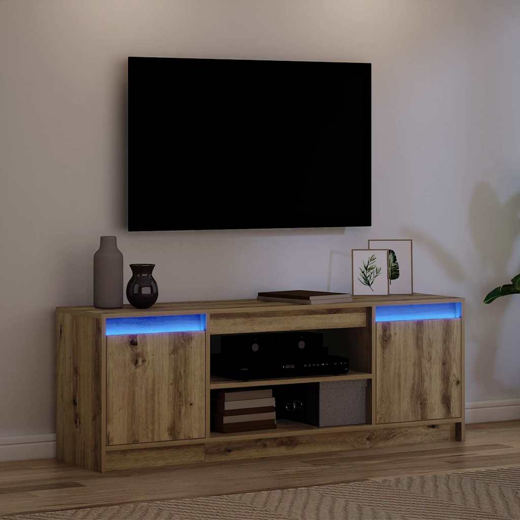 TV-Einheiten Braun 139,5 x 34 x 50 cm Holzwerkstoff