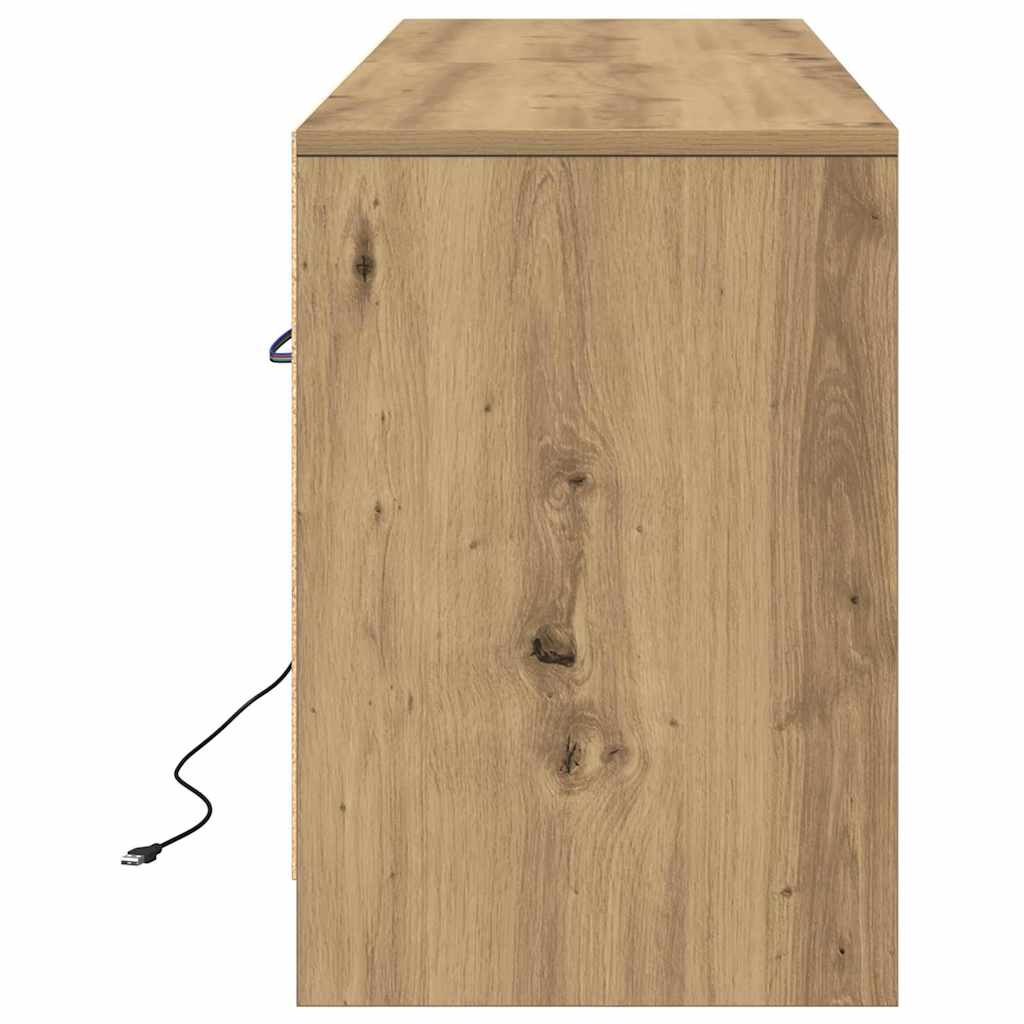 TV-Einheiten Braun 139,5 x 34 x 50 cm Holzwerkstoff