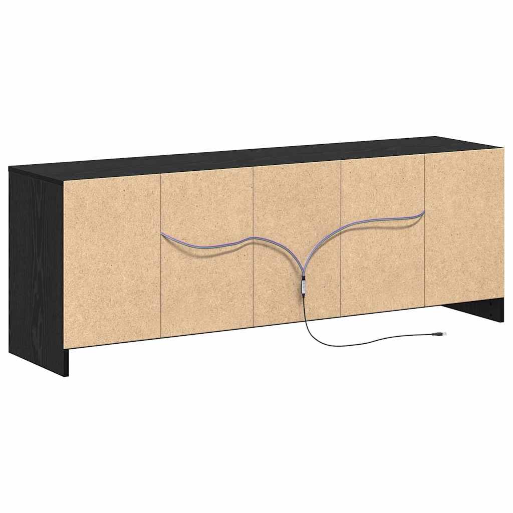TV-Einheiten Schwarz 139,5 x 34 x 50 cm Holzwerkstoff