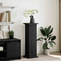 Displaysständer mit Regal Schwarz Eichen-Optik 31 x 30 x 90 cm