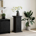 Displaysständer mit Regal Schwarz Eichen-Optik 31 x 30 x 60 cm