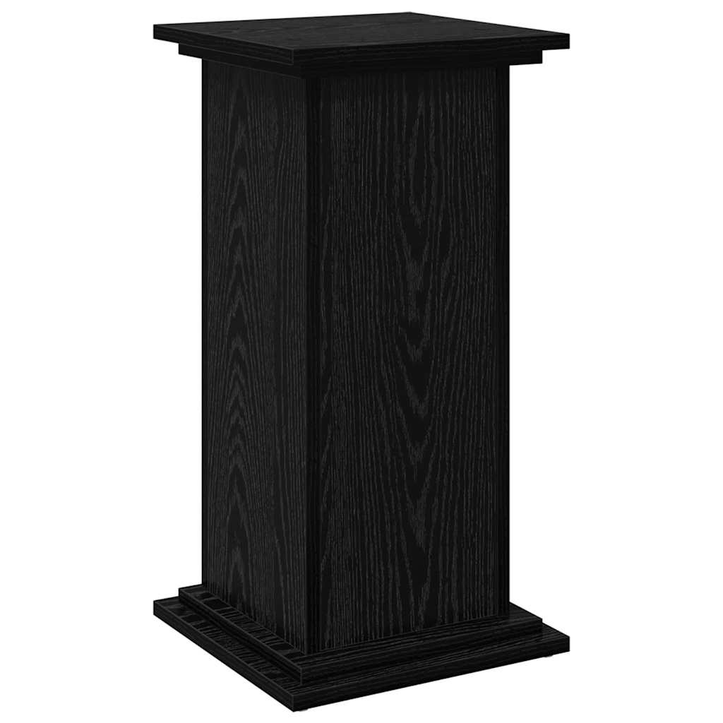 Displaysständer mit Regal Schwarz Eichen-Optik 31 x 30 x 60 cm