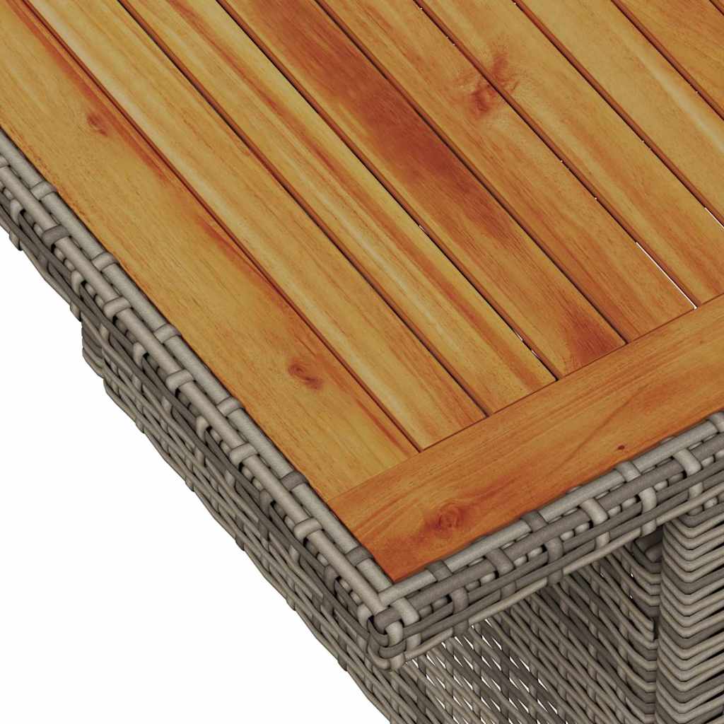 Garten-Sofa-Set mit Kissen 10 pcs Grau