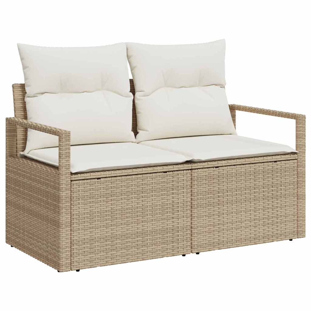 Garten Essgruppe mit Kissen 8 pcs Beige und Creme