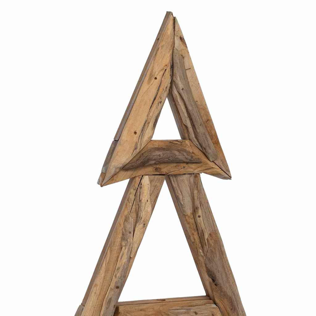 Weihnachtsbaum mit Ständer Braun 149,5 cm Massivholz Teak