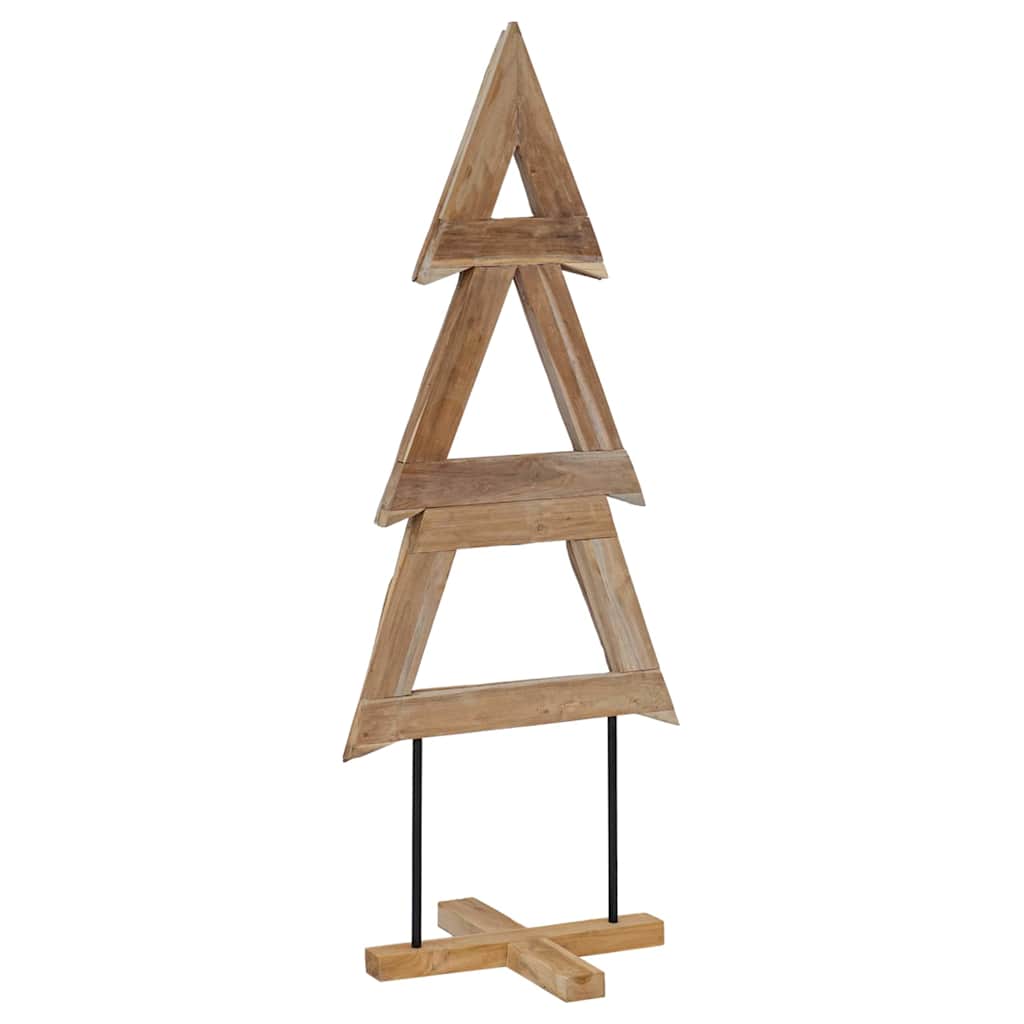 Weihnachtsbaum mit Ständer Braun 149,5 cm Massivholz Teak