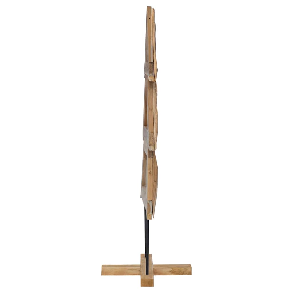 Weihnachtsbaum mit Ständer Braun 149,5 cm Massivholz Teak