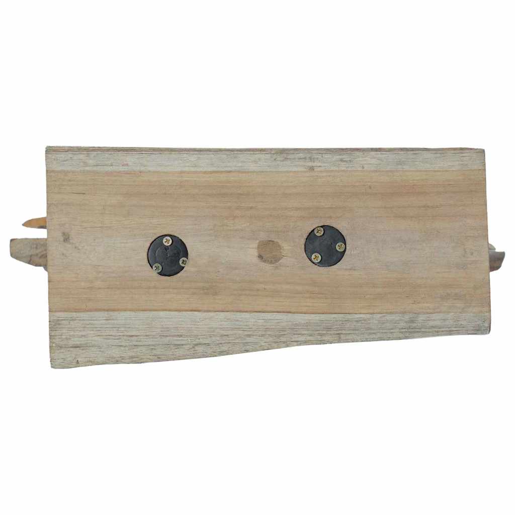 Weihnachtsstern Braun 43,5 x 13,5 x 59 cm Massivholz Teak