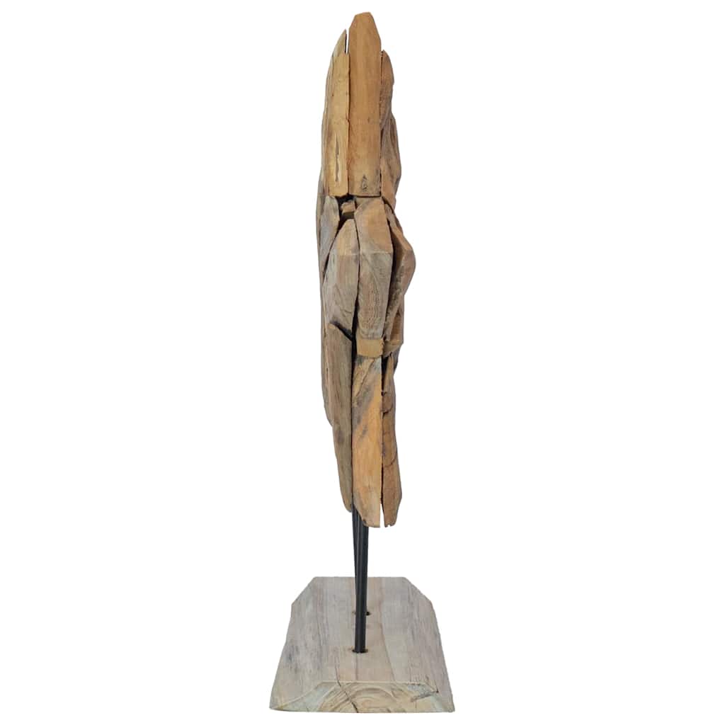 Weihnachtsstern Braun 43,5 x 13,5 x 59 cm Massivholz Teak