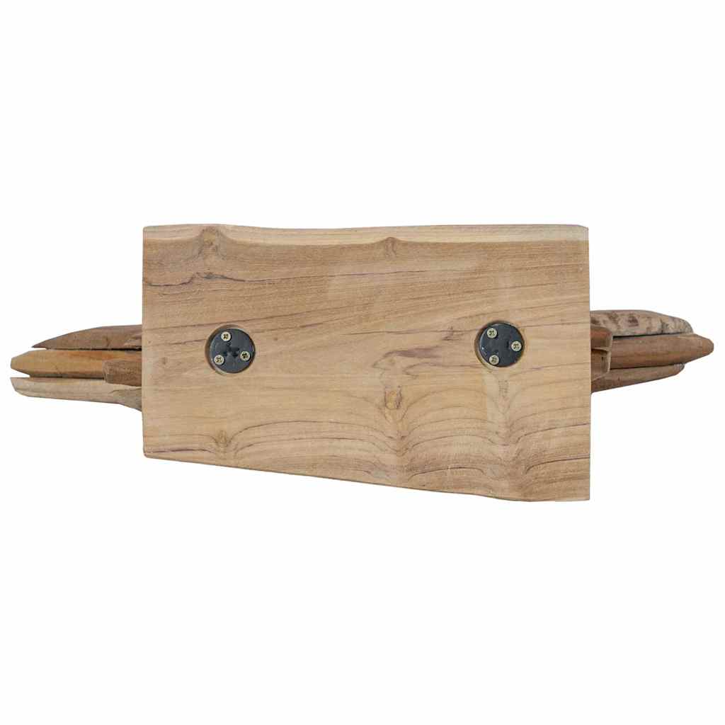 Weihnachtsstern Braun 59,5 x 18 x 74 cm Massivholz Teak