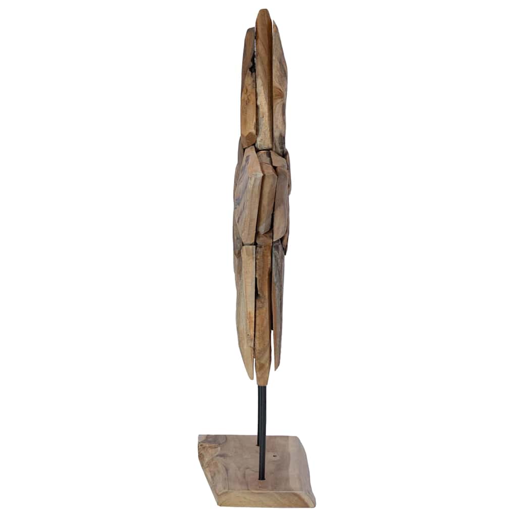 Weihnachtsstern Braun 59,5 x 18 x 74 cm Massivholz Teak