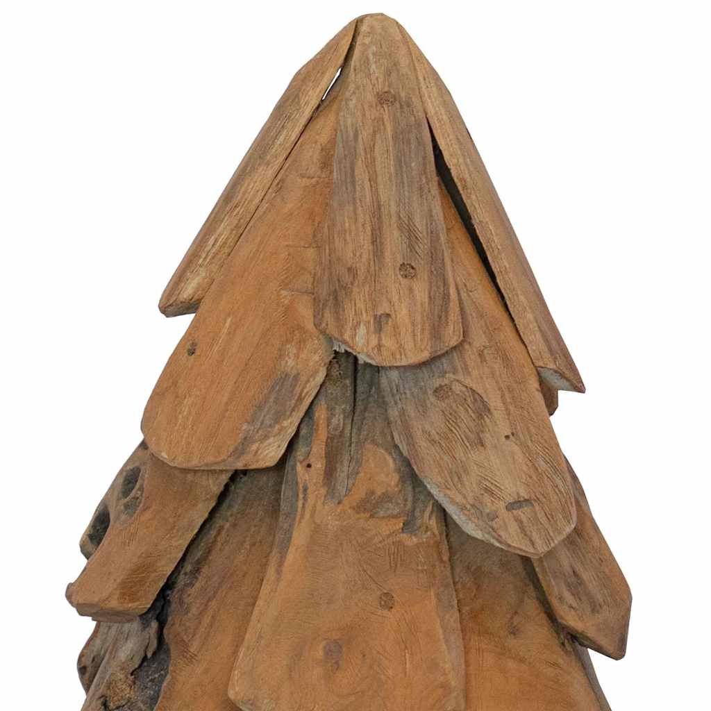 Weihnachtsbaum mit Ständer Braun 61 cm Massivholz Teak