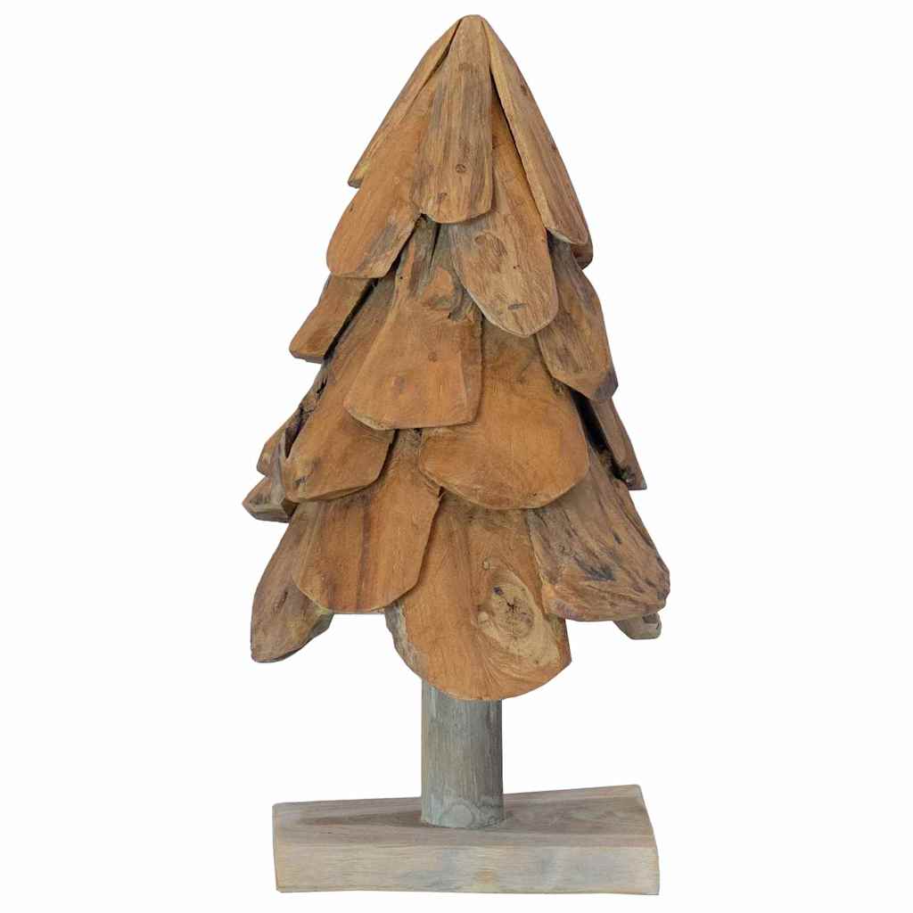 Weihnachtsbaum mit Ständer Braun 61 cm Massivholz Teak