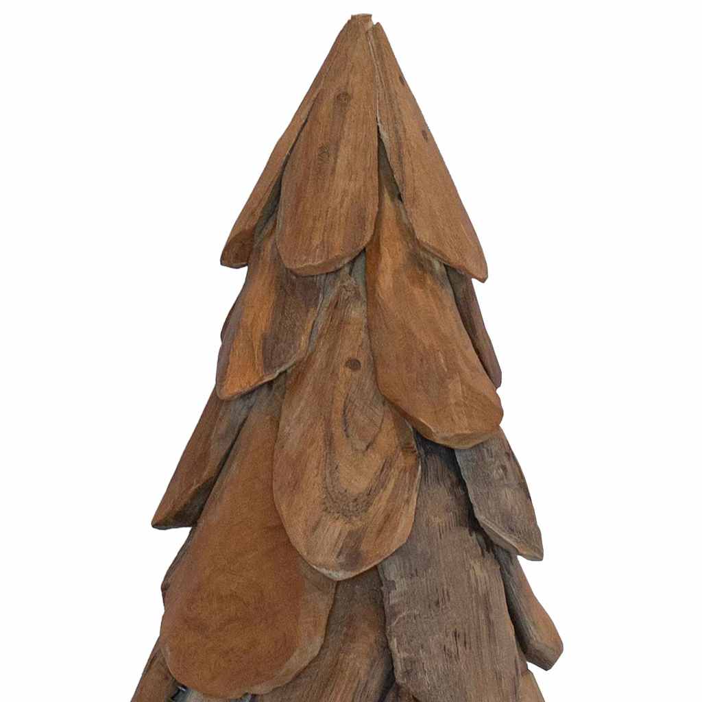 Weihnachtsbaum mit Ständer Braun 91 cm Massivholz Teak