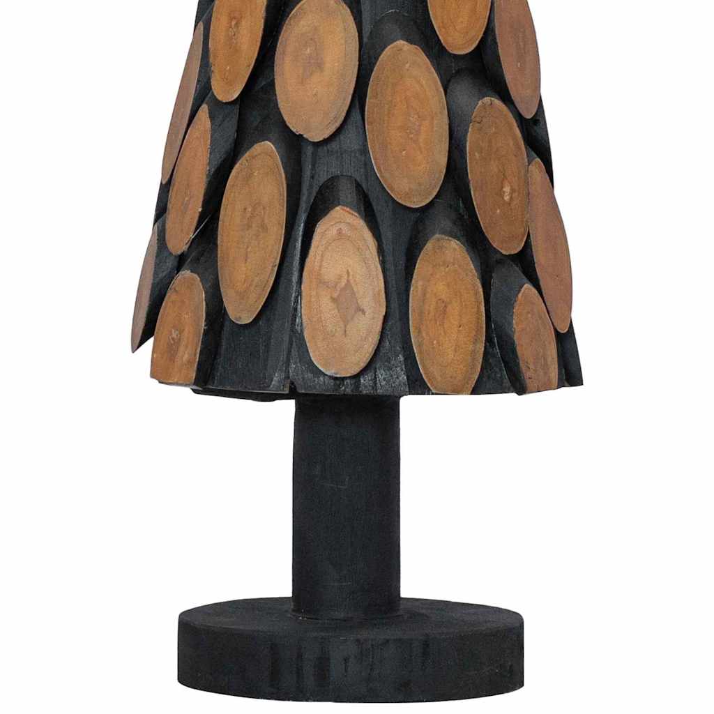 Weihnachtsbaum mit Ständer Braun 61 cm Massivholz Teak