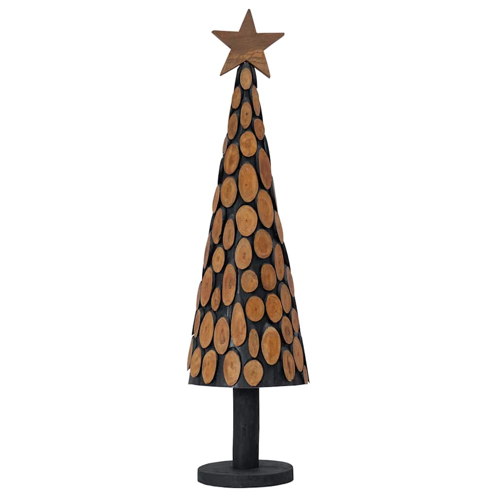 Weihnachtsbaum mit Ständer Braun 120 cm Massivholz Teak