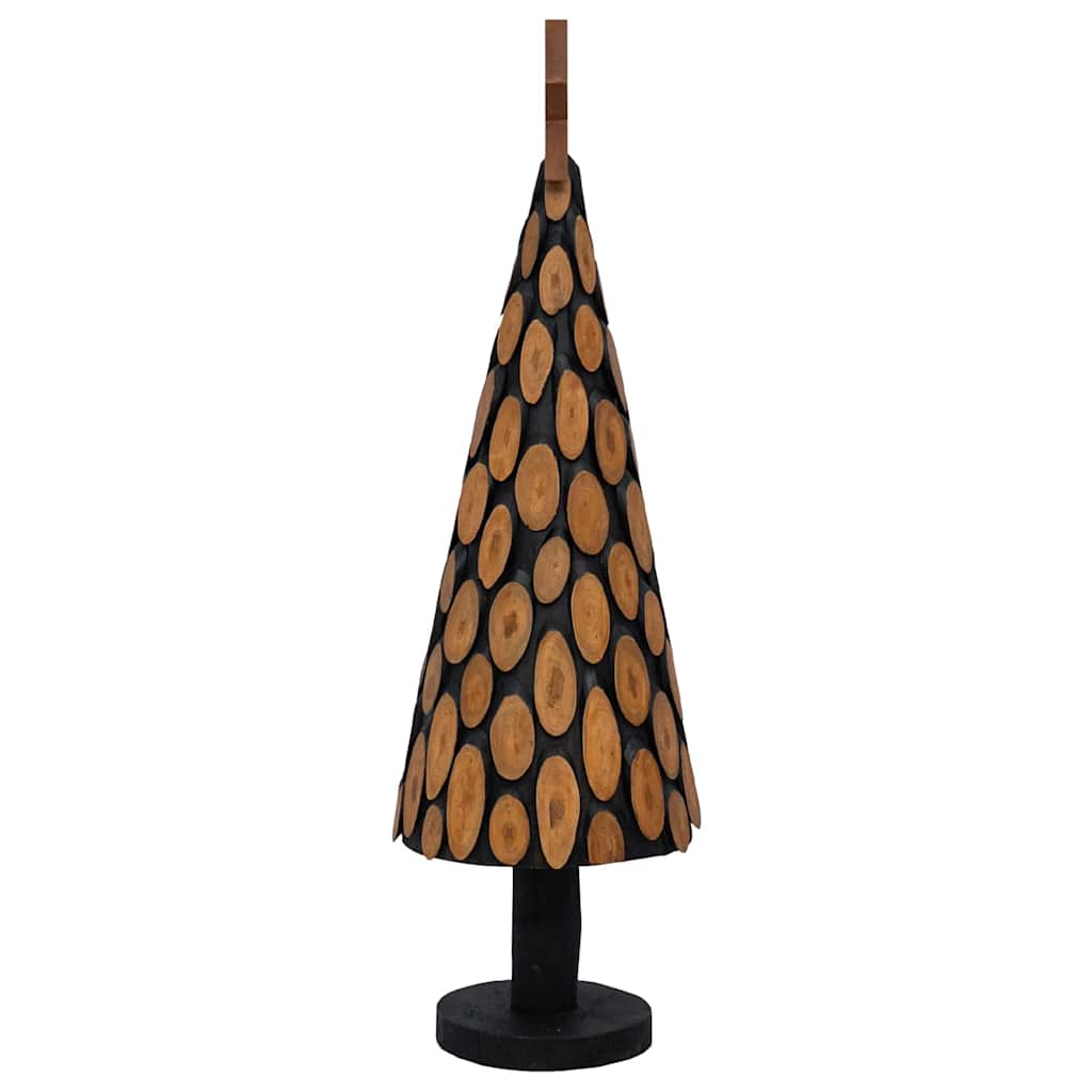 Weihnachtsbaum mit Ständer Braun 149 cm Massivholz Teak
