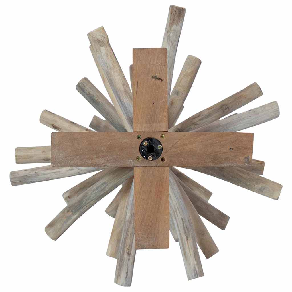 Weihnachtsbaum mit Ständer Braun 90 cm Massivholz Teak