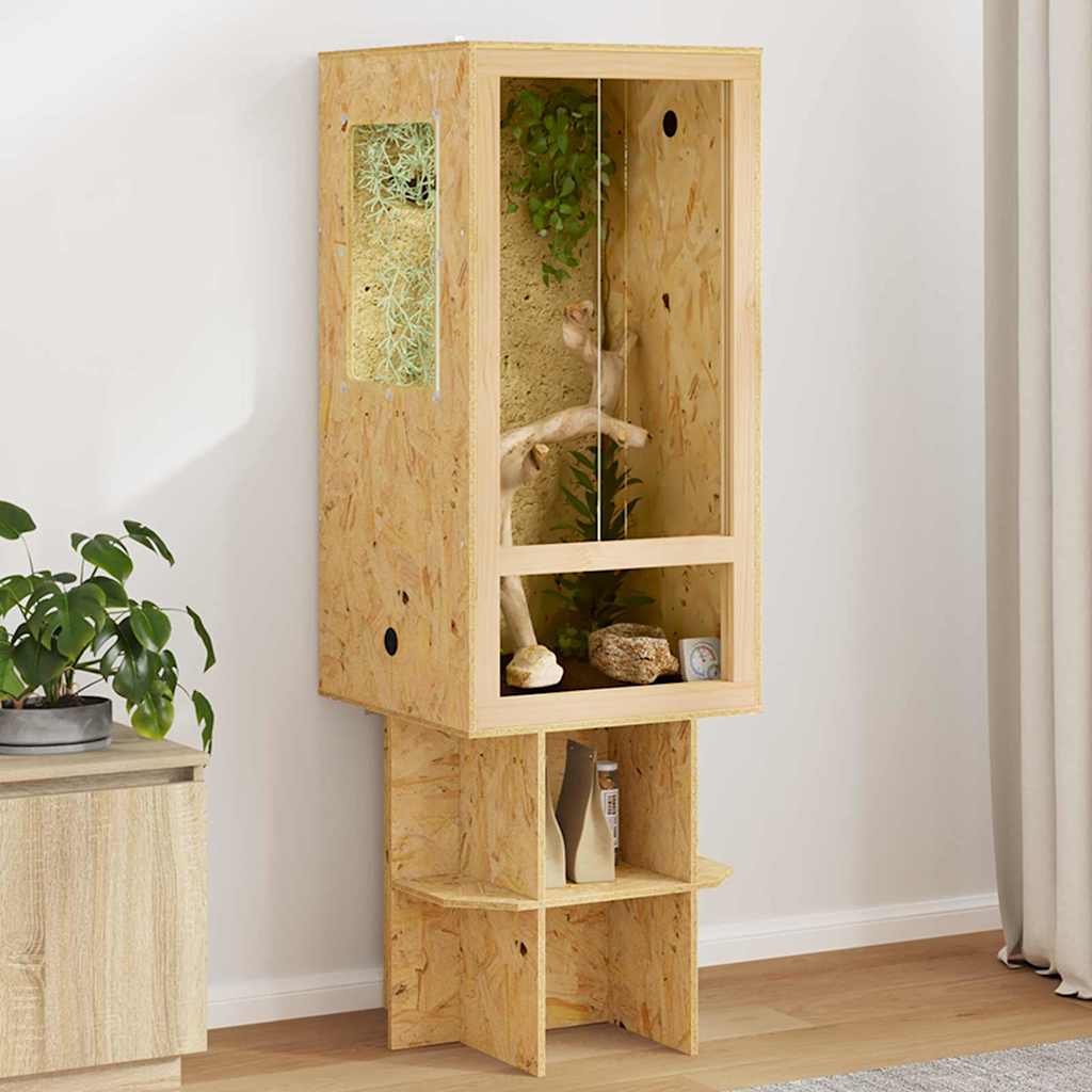 Terrarium Braun 50 x 50 x 150 cm OSB