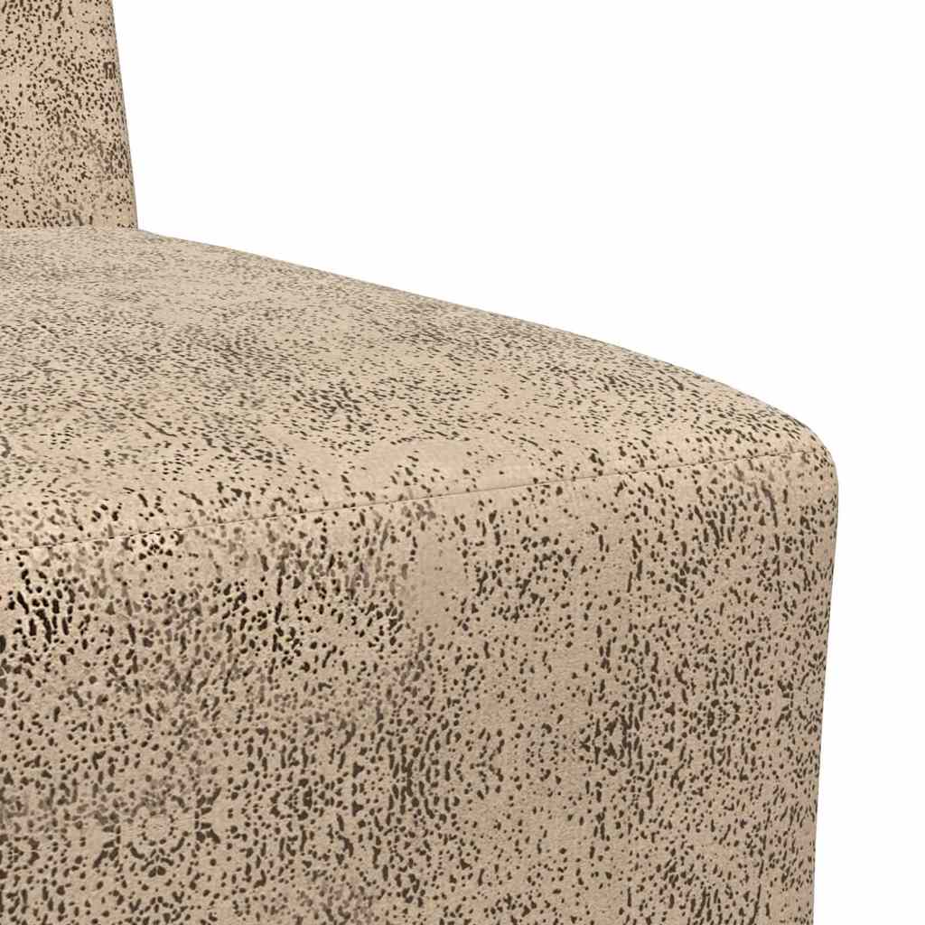 Modulares Armfreies Sofa 2 pcs Hellgrau 55 x 74 x 82 cm
