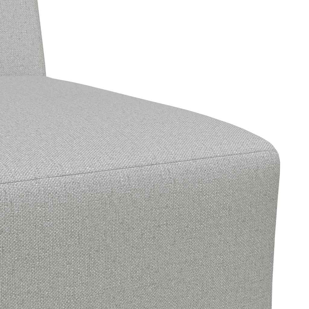 Modulares Armfreies Sofa 3 pcs Wolkengrau 55 x 74 x 82 cm Stoff