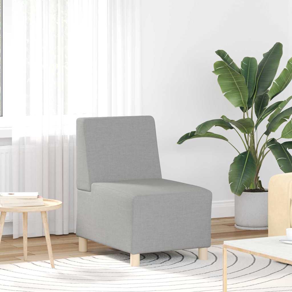 Modulares Armfreies Sofa 3 pcs Wolkengrau 55 x 74 x 82 cm Stoff